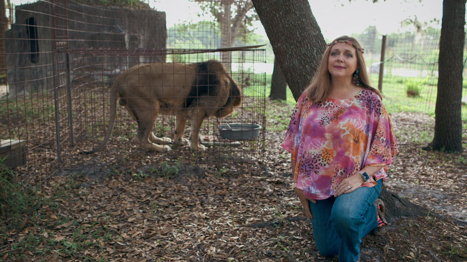 Big Cat Rescue founder Carol Baskin in Netflix's "Tiger King." (Photo: netflix)