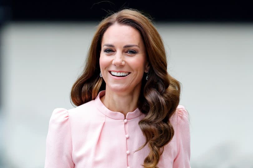 LONDON, UNITED KINGDOM - JUNE 28: (EMBARGOED FOR PUBLICATION IN UK NEWSPAPERS UNTIL 24 HOURS AFTER CREATE DATE AND TIME) Catherine, Princess of Wales, Patron of the V&A, arrives to officially open the Young V&A, formerly known as the V&A Museum of Childhood, ahead of its opening to the public on June 28, 2023 in London, England. (Photo by Max Mumby/Indigo/Getty Images)