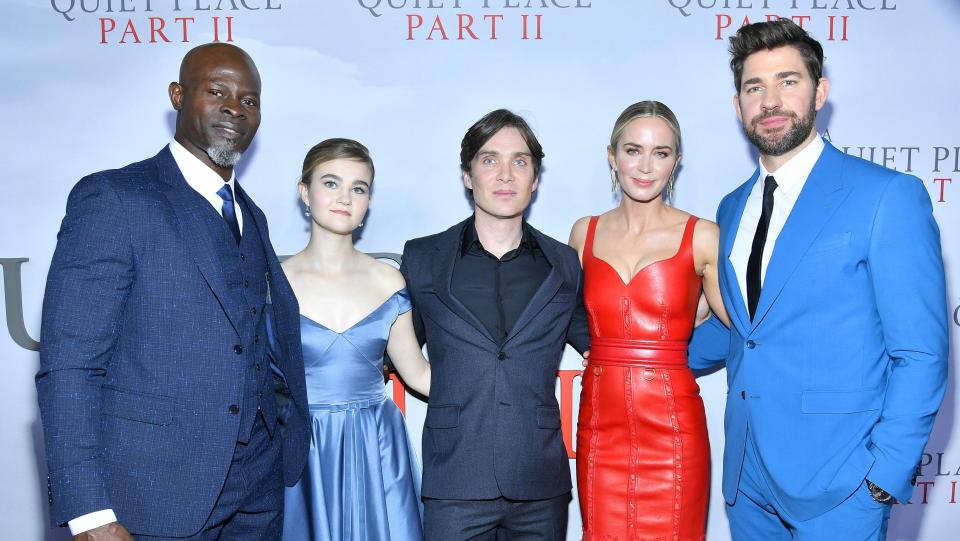 Djimon Hounsou, Millicent Simmonds, Cillian Murphy, Emily Blunt and John Krasinski, 2020