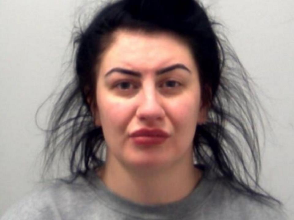 Hannah Sindrey, 24, has been jailed for life after stabbing her boyfriend Paul Fletcher to death during a New Year’s Eve party (Essex Police)