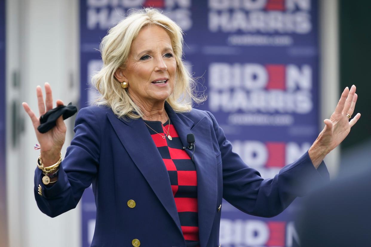 Jill Biden, wife to the Democratic presidential nominee, disputes 'gaffe' claims (AP)