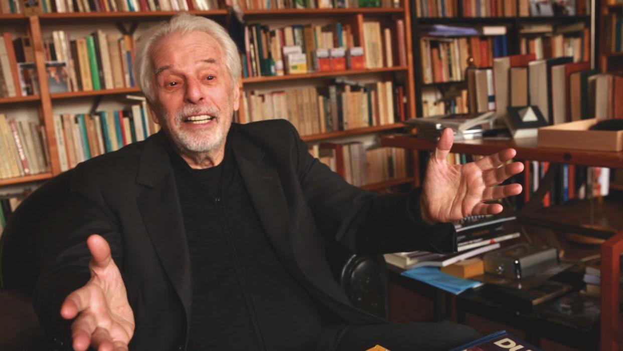 Alejandro Jodorowsky holds court while discussing his attempts to mount a big-budget movie version of the classic sci-fi novel "Dune" in the documentary "Jodorowsky's Dune."