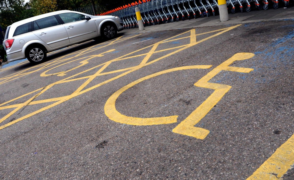 A disabled parking bay (Anthony Devlin/PA) (PA Archive)