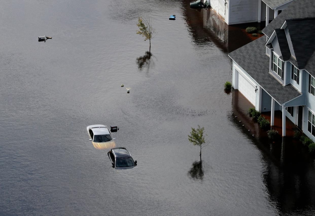 As bad as it is in the Carolinas, though, we should count ourselves lucky. It won’t be nearly as bad as what happened in Puerto Rico last year, where thousands died: AP