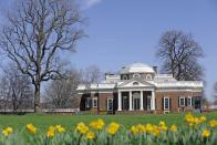 <p>Built in 1772, <a href="https://home.monticello.org" rel="nofollow noopener" target="_blank" data-ylk="slk:Monticello" class="link ">Monticello</a> in Charlottesville, Virginia was once the home of Thomas Jefferson. In 2017, <a href="https://www.countryliving.com/life/news/a43800/sally-hemings-slave-quarters-monticello/" rel="nofollow noopener" target="_blank" data-ylk="slk:archeologists uncovered the living quarters of Sally Hemings" class="link ">archeologists uncovered the living quarters of Sally Hemings</a>, an enslaved woman who historians believe gave birth to as many as six of Jefferson's children. The room was just 14 feet and 8 inches wide by 13 feet long. </p>