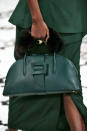 <p>A green top-handle bag from the Adeam FW18 show. (Photo: Getty Images) </p>