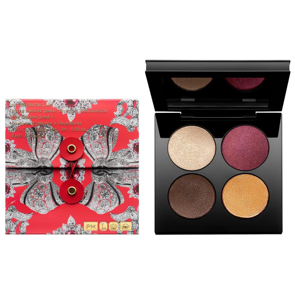 <p>The <span>Pat McGrath Labs Blitz Astral Quad Eyeshadow Palette in Iconic Illumination</span> ($39, originally $65) is perfect for a glam eye. The shadows have a super soft, fluid texture that mimics both a powder and a cream. It's highly pigmented for a bold, extravagant look. </p>