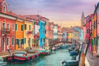 <p>Dodge the crowds in Venice by heading to the colorful Venetian island of Burano. Similarly romantic canals snake their way between back streets and town centers and vibrant buildings abound. It's known for its homemade lace. You can easily do it for a day if you're already in Venice. </p>