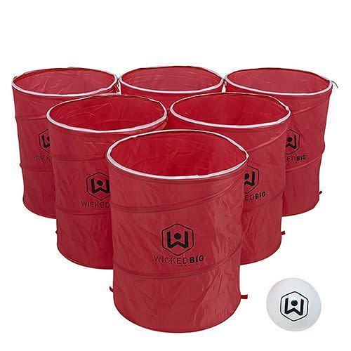 5) Wicked Big Sports Supersized Pong Game (12 Buckets)