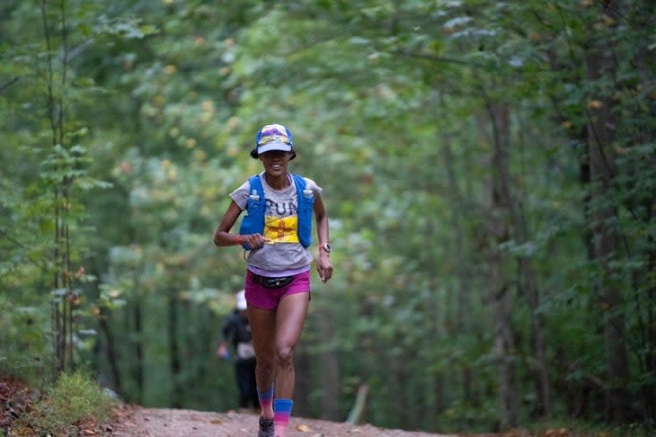 Grindstone Trail Running Festival participants were treated to a mixture of rolling singletrack and country roads. Photo: Grindstone Trail Running Festival by UTMB