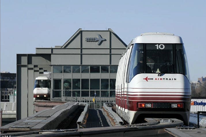 The AirTrain moves 33,000 people a year around Newark Liberty International Airport.