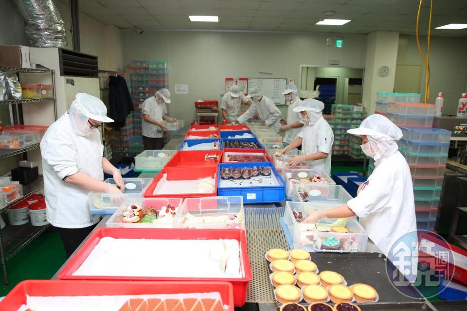 基於對食品安全的掌控度，丹堤6年前在桃園龜山成立中央烘焙工廠。