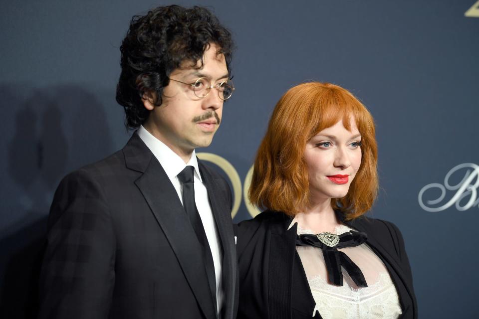 Geoffrey Arend and Christina Hendricks have called it quits.