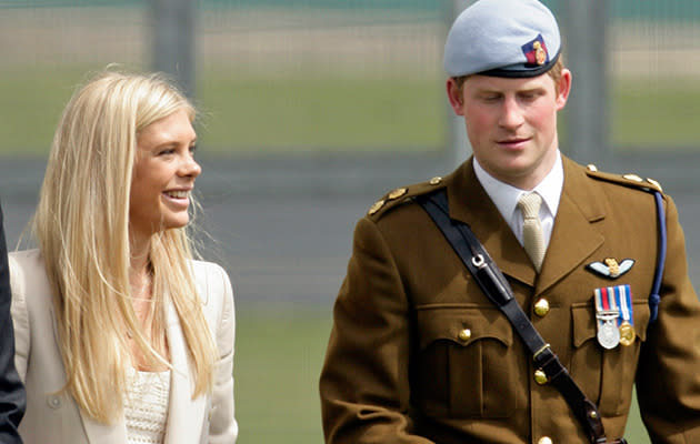 Prince Harry and Chelsy Davis. Photo: Getty Images.