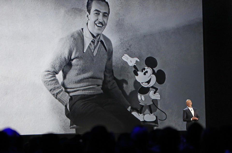 Like Walt Disney, in whose shadow he stands, Iger loves a good character. | Li Ying—Xinhua/SIPA
