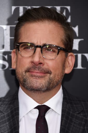 Actor Steve Carrell at the premiere of "The Big Short" in New York in 2015