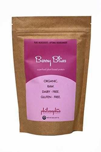 9) Philosophie Berry Bliss Superfood Protein Powder