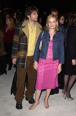 Samantha Mathis and fellow at the Hollywood premiere of New Line's Blow