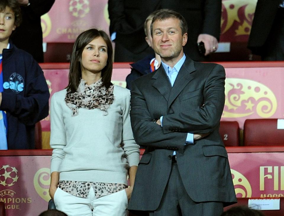 Roman Abramovich and Dasha Zhukova (PA)