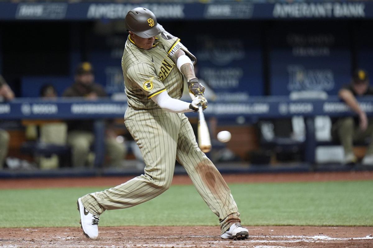 Manny Machado hits 3-run homer and singles twice in the Padres’ 13-5 victory over the Rays