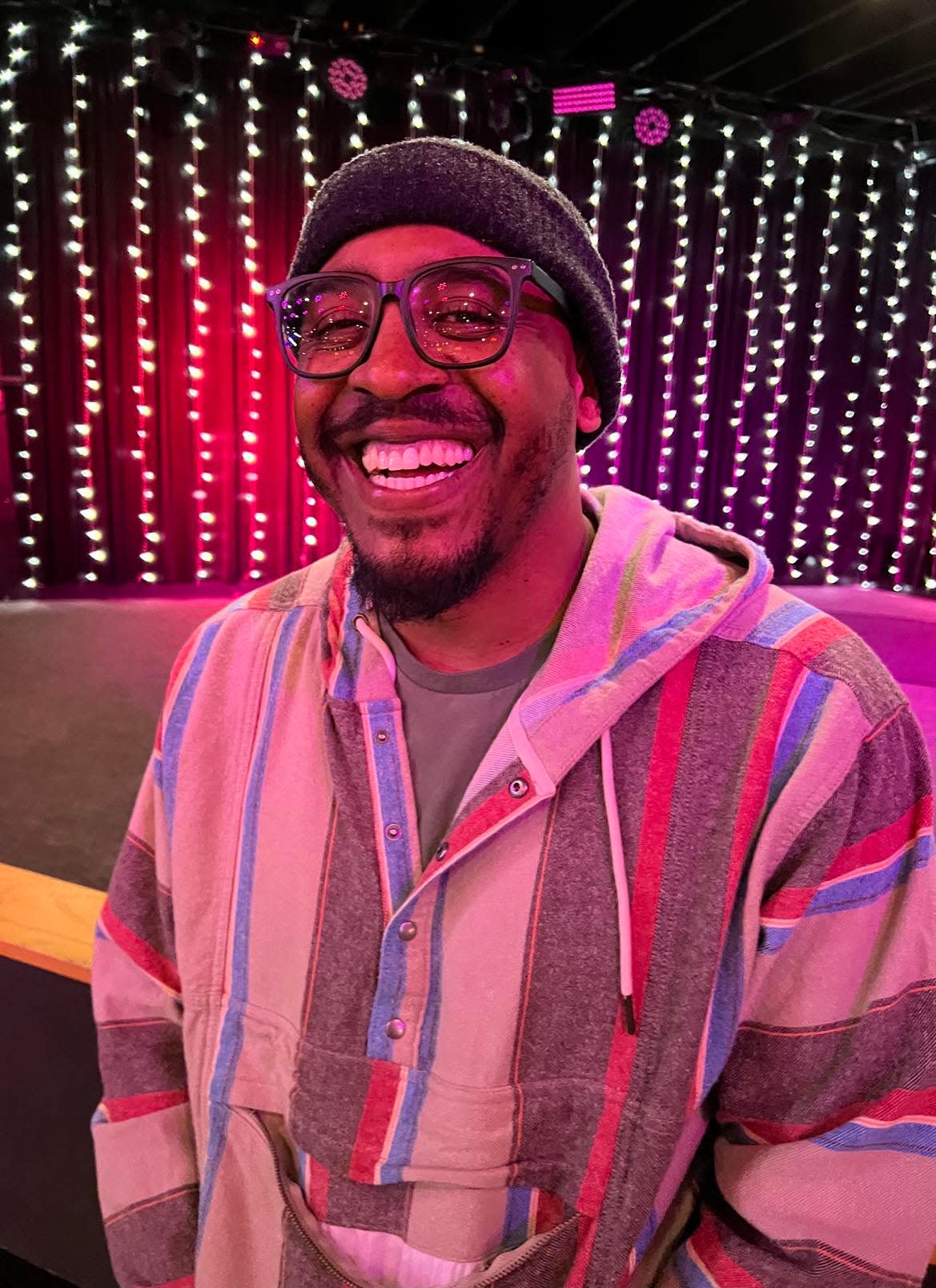 Jéan P the MC is a Canton-based rapper who also works for the U.S. Postal Service. The hip-hop artist will perform with four members of the Canton Symphony Orchestra on Thursday at The Auricle.