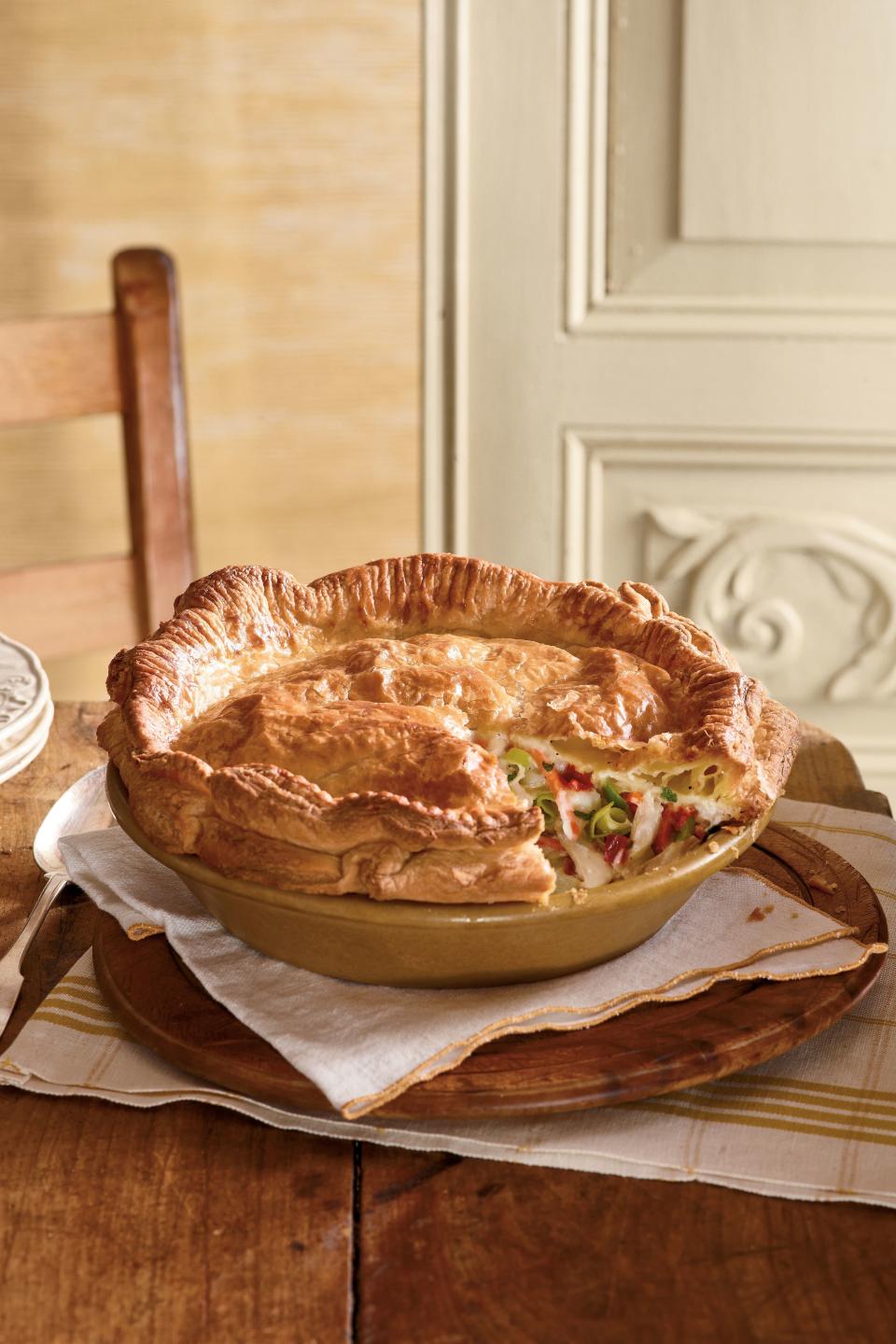 Double-Crusted Chicken Pot Pie