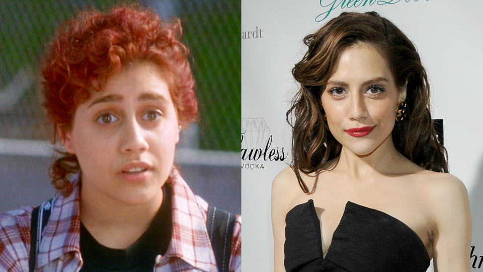 Brittany Murphy in 'Clueless' and in 2009. (Credit: Paramount/CBS for Getty Images/Gregg DeGuire/FilmMagic)