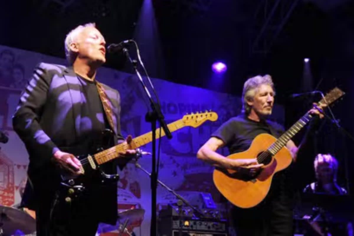 David Gilmour and Roger Waters had teased a Pink Floyd reunion  (Dave Benett)