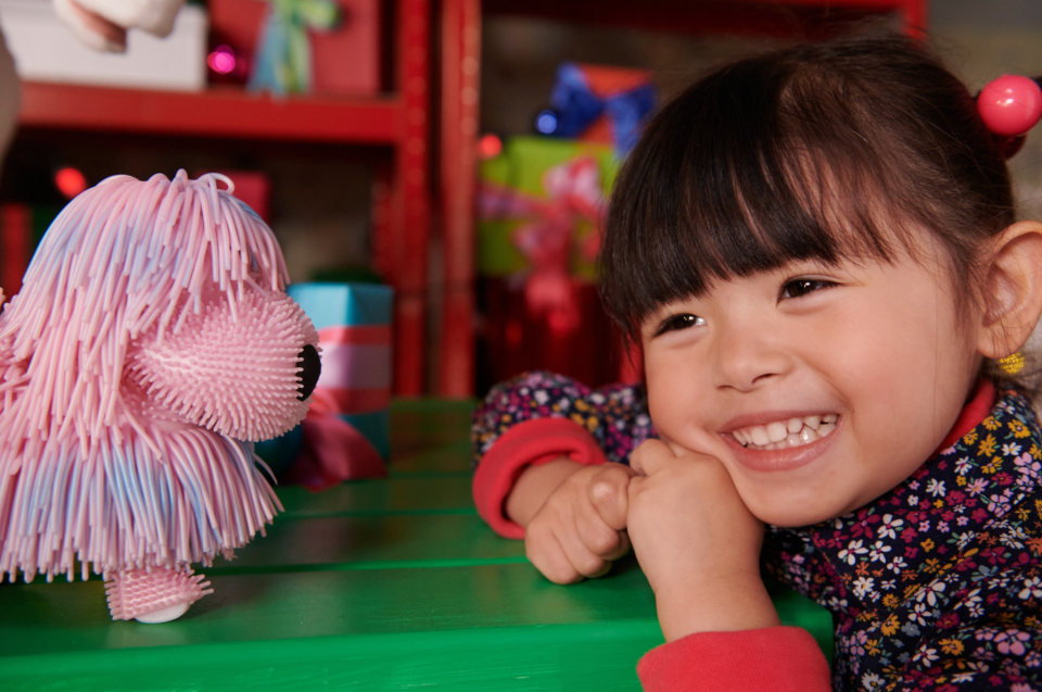 This adorable pup is loved by Hannah the toy tester. (Image: John Lewis)