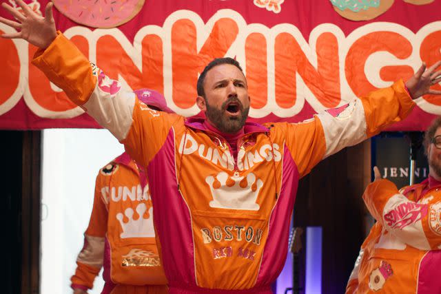 <p>Dunkin'</p> Ben Affleck in Dunkin's Super Bowl Commercial 2024