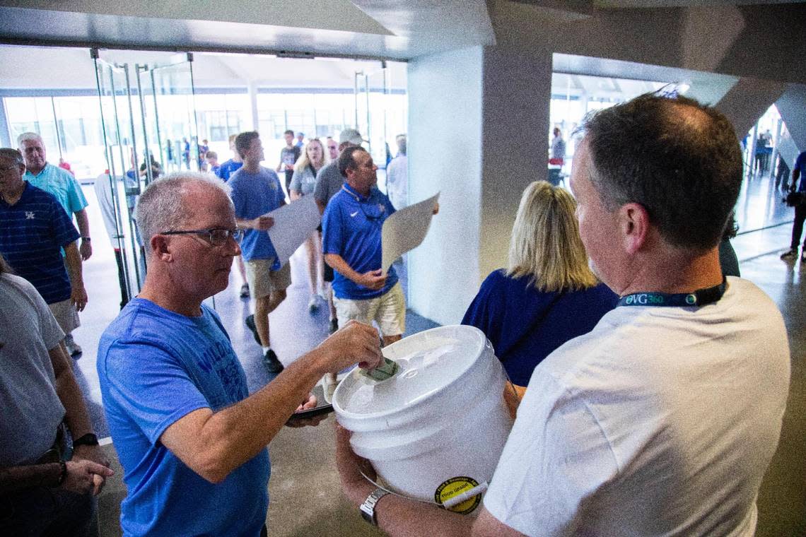 More than $2.4 million was raised during Tuesday’s telethon and open practice to benefit flood victims in Eastern Kentucky.