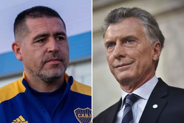 Riquelme y Macri, en un duelo de titanes. En el medio, Boca.