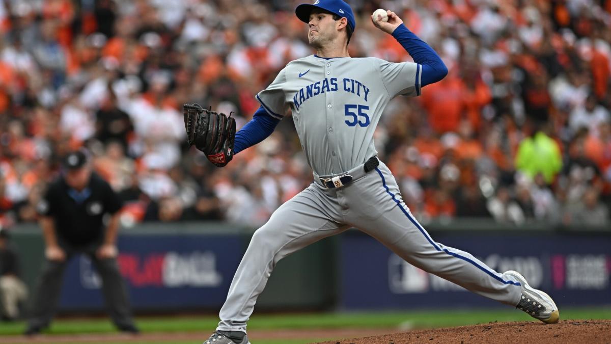 Bobby Witt Jr. and Cole Ragans lead the Royals over the Orioles 1-0 to open AL Wild Card Series