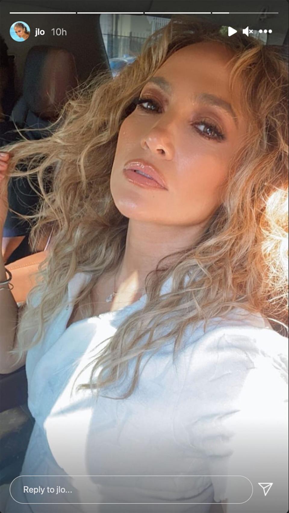 Jennifer Lopez Instagram Story