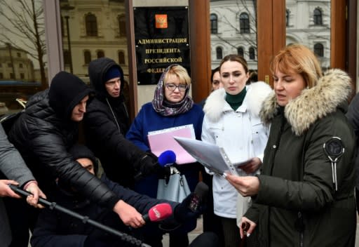 A new group, Mothers Against Political Repression, has appealed to President Vladimir Putin to intervene in what they say has been an arbitrary crackdown by the courts on protesters