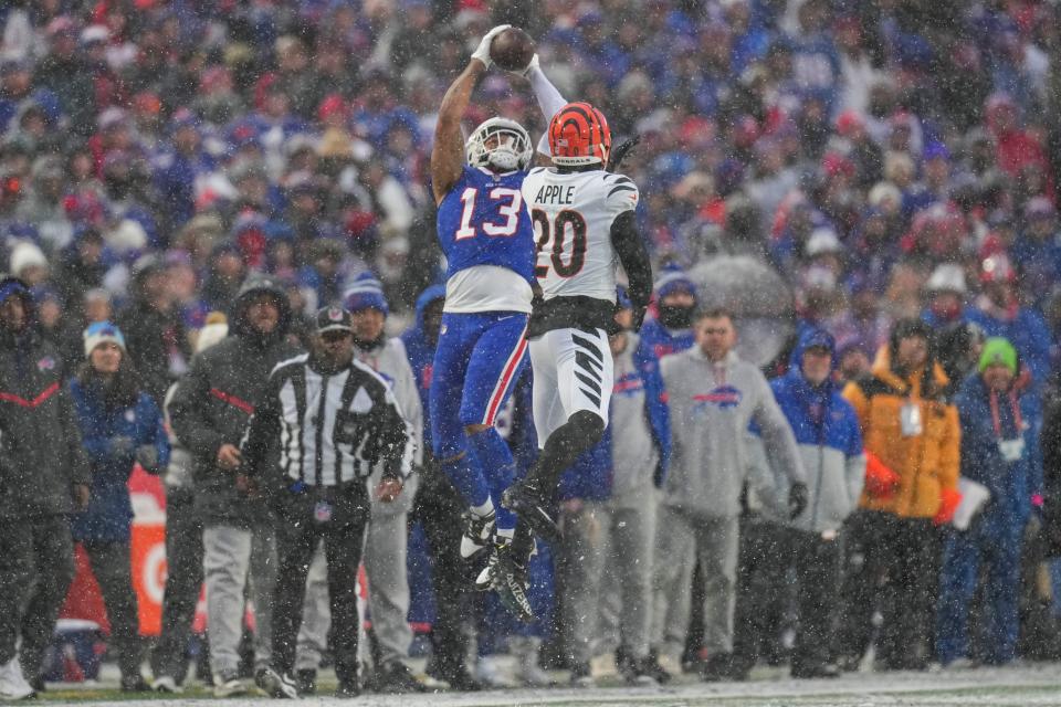 Wide receiver Gabe Davis could be one of the keys to the Bills' offense taking another step forward.