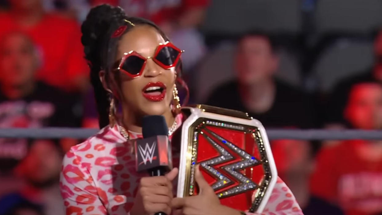  Bianca Belair on Monday Night Raw 