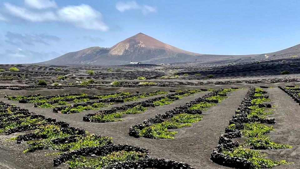 Volano house, wine region and beaches of La Palm in Spanish Canary Islands