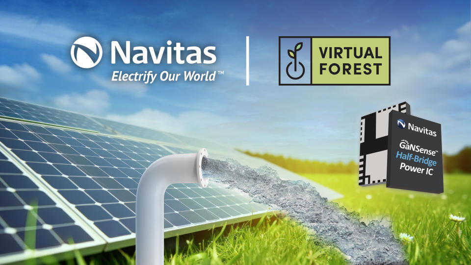 Navitas’ GaN technology drives Virtual Forest’s solar-powered irrigation pumps, ensuring food security and empowering Indian farmers struggling with long-distance electrical cables or costly, polluting diesel generators