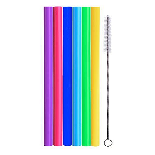 10) Reusable Silicone Straws