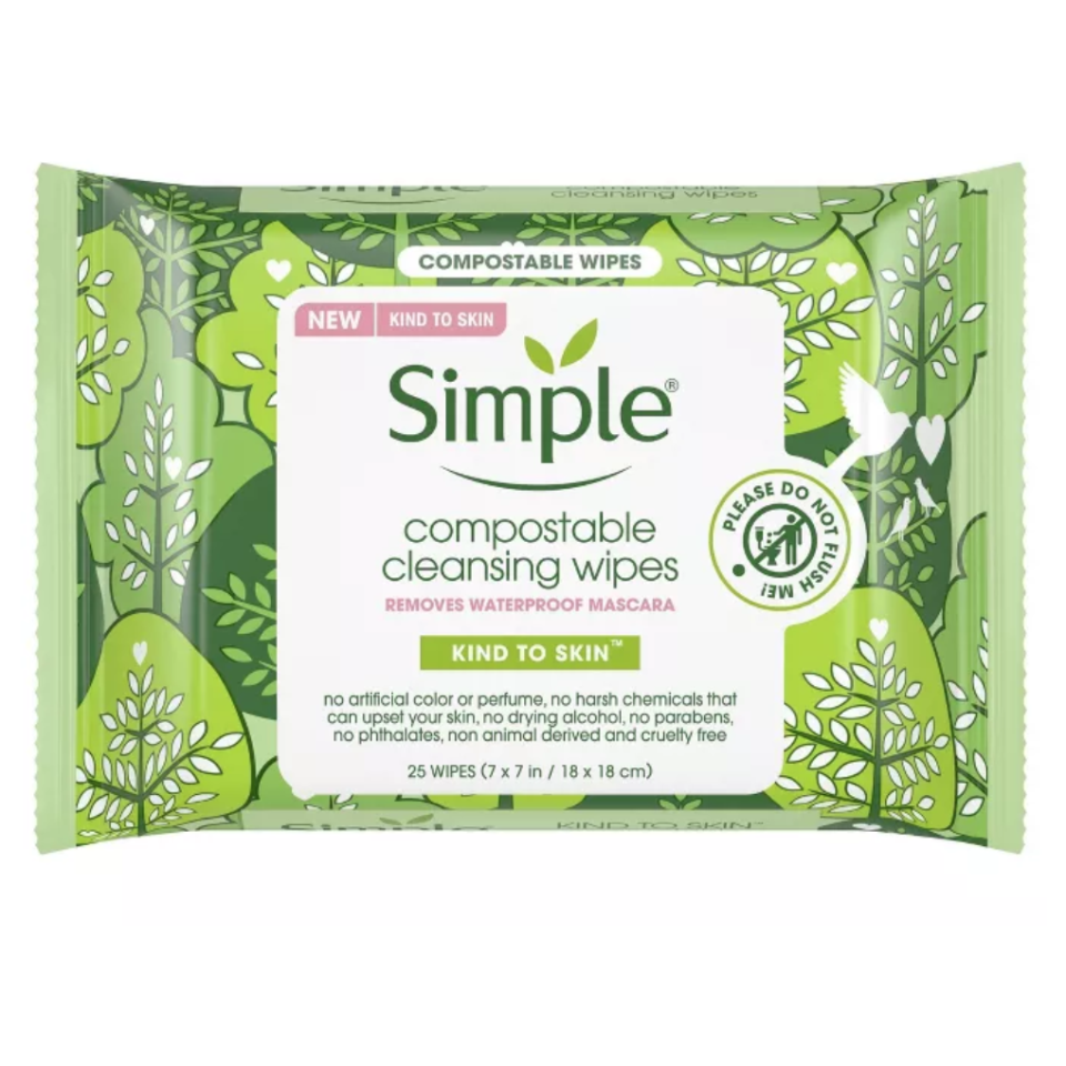 Simple Compostable Cleansing Wipes