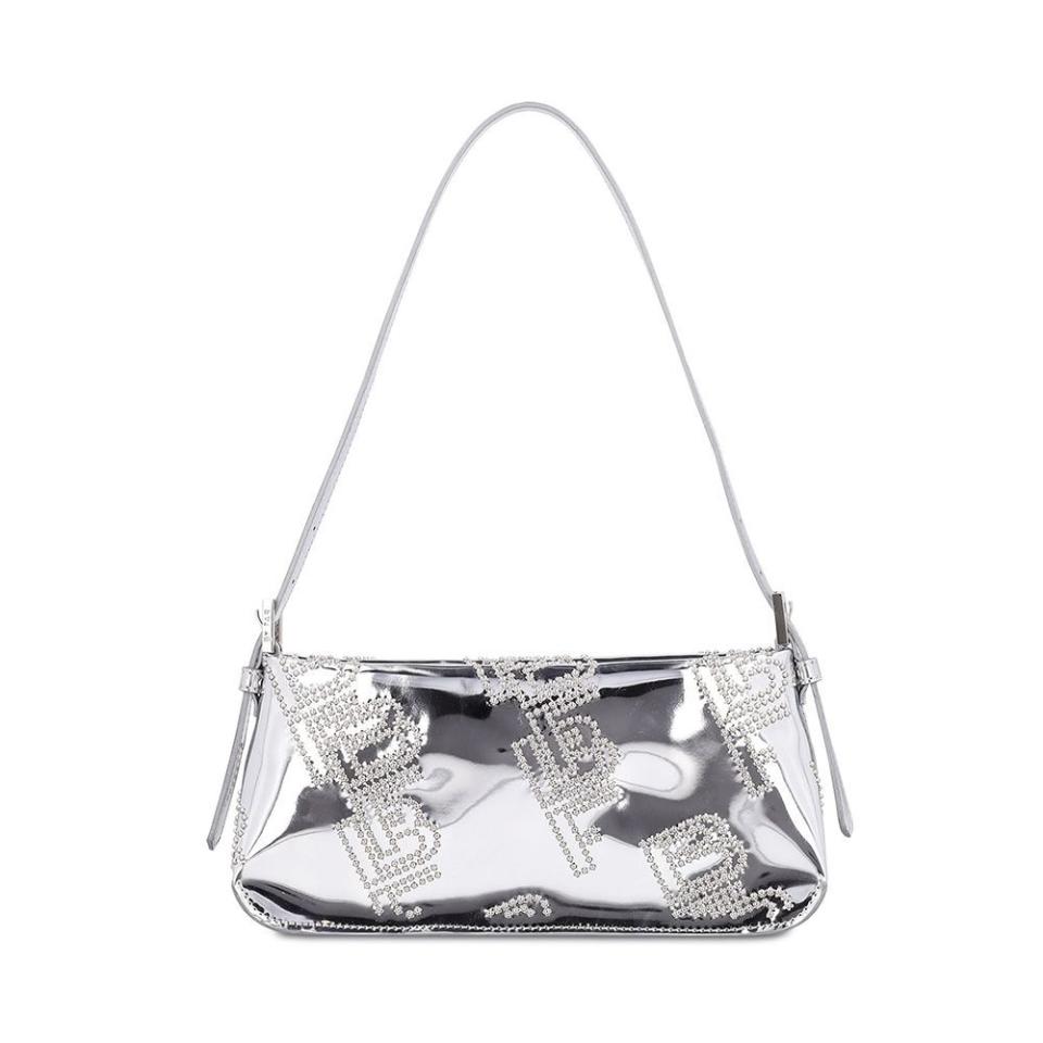 Dulce Stud Metallic Shoulder Bag