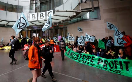 Extinction Rebellion protest in London