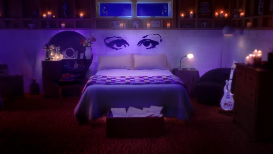 Prince's Purple Rain bedroom