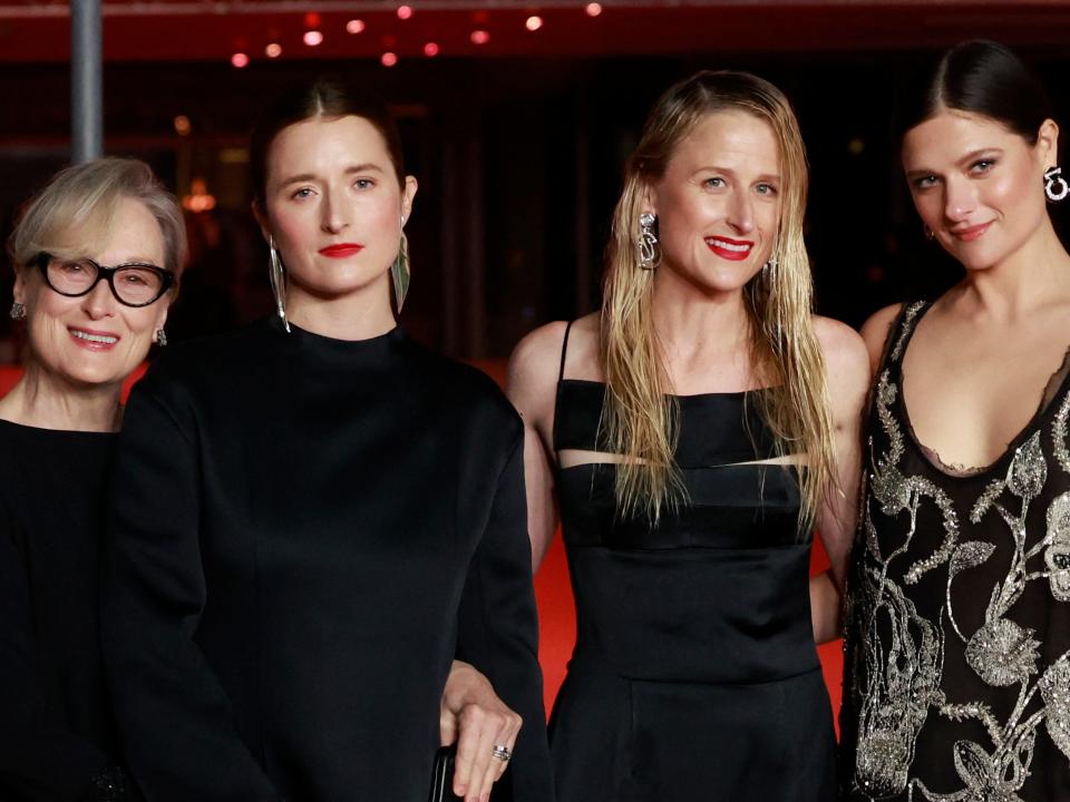 From left to right, Meryl Streep, Grace Gummer, Mamie Gummer, and Louisa Jacobson.