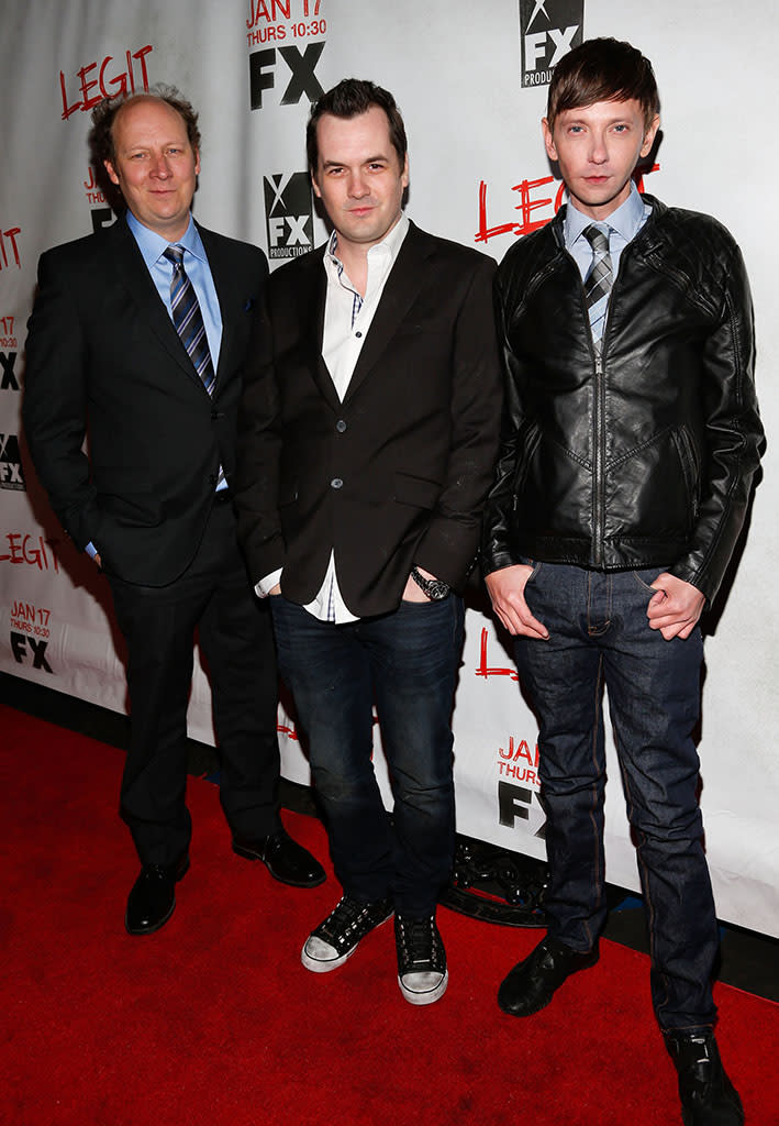 Screening Of FX's New Comedy Series "Legit" - Red Carpet: Dan Bakkedahl, Jim Jefferies and DJ Qualls