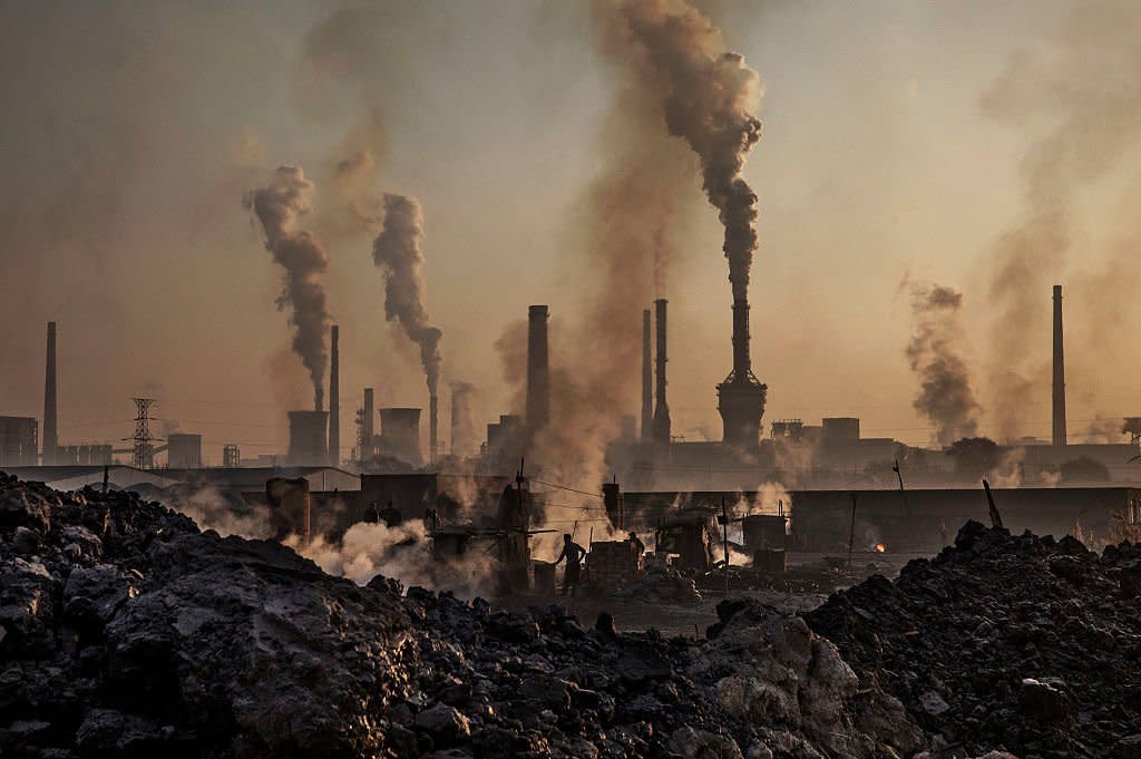 Greenhouse gases emitted by human activities are driving climate change: Getty