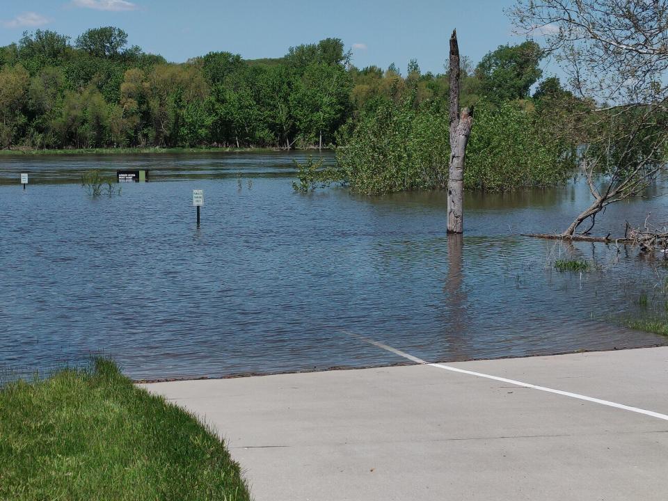 Recent flooding at Ledges State Park has forced closures of Canyon Drive and Lower Ledges Road.