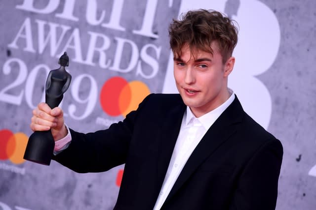 Sam Fender at the Brits