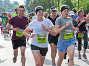 This snap of 25-year-old Zeddie Little running a 10K race in Charleston, S.C., shows a smiling competitor looking so coiffed he stands out from the rest of the struggling runners. Photographer Will King posted the pic on his Flickr account and then on the website Reddit — and "ridiculously photogenic guy" quickly became a meme. (<a href="http://www.flickr.com/photos/thekog/6886709962/" rel="nofollow noopener" target="_blank" data-ylk="slk:Will King;elm:context_link;itc:0;sec:content-canvas" class="link ">Will King</a>/Flickr)